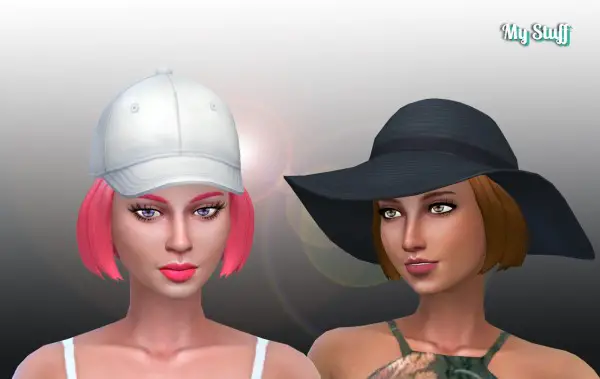 Mystufforigin: Lucy hair retextured for Sims 4