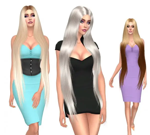 Sims Fun Stuff: LeahLillith`s No Fraud hair retextured for Sims 4
