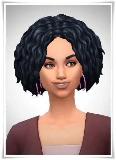 Birksches sims blog: Contest Wave Hair for Sims 4