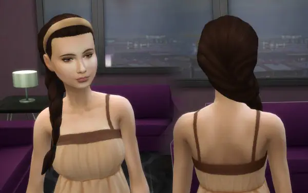 Mystufforigin: Grace Hair for Sims 4