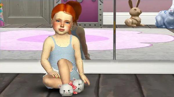 Coupure Electrique: LeahLillith`s Selena hair retetured   kids and toddlers version for Sims 4