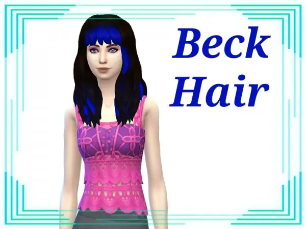The Sims Resource: Beck Hair recolored by GoodnightBrightside for Sims 4