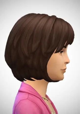 Birksches sims blog: Wavy Bob Girls for Sims 4