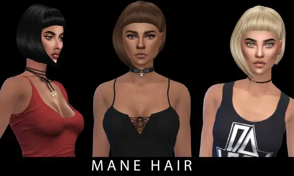 Leo 4 Sims: Mane hair 2 for Sims 4