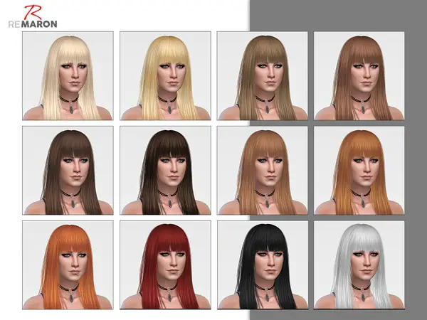 The Sims Resource: BOOMBAYAH  hair retextured by remaron for Sims 4