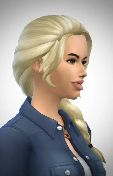 Birksches sims blog: Chrissy’s and Christian’s SideBraid for Sims 4