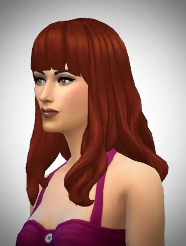 Birksches sims blog: Long Wavy Bangs Changing hair for Sims 4