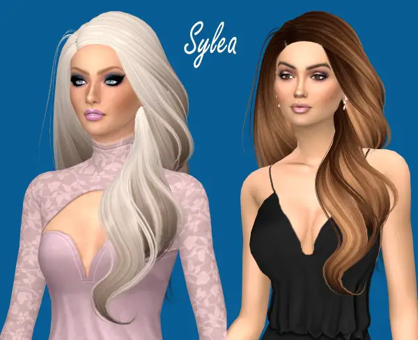 Sims Fun Stuff: Sylea Hair for Sims 4