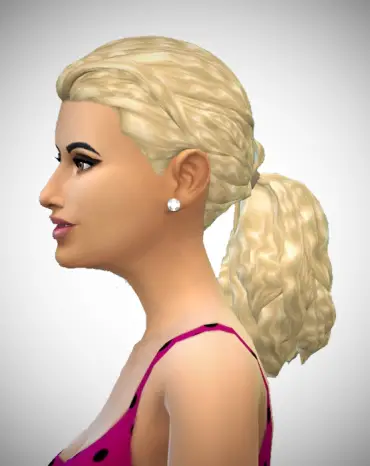 Birksches sims blog: Thickwavy Ponytail hair for Sims 4