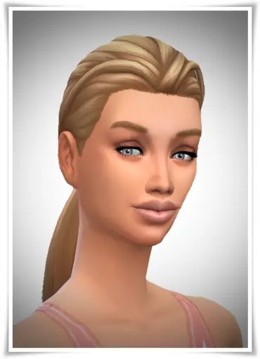 Birksches sims blog: LadyFu Ponytail hair for Sims 4