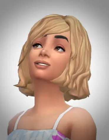 Birksches sims blog: Rosie Hair Kids for Sims 4