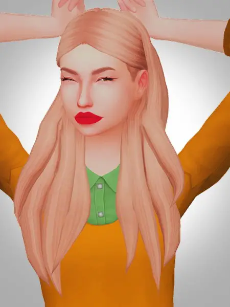 Kismet Sims: Mother love bone hair for Sims 4