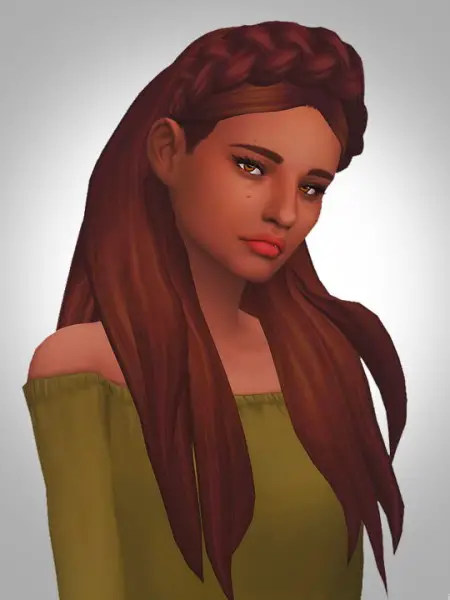 Kismet Sims: Mother love bone hair V2 for Sims 4
