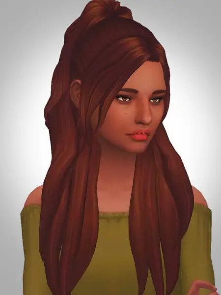 Kismet Sims: Mother love bone hair V2 for Sims 4