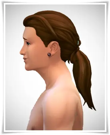 Birksches sims blog: FuSion Ponytail hair for Sims 4