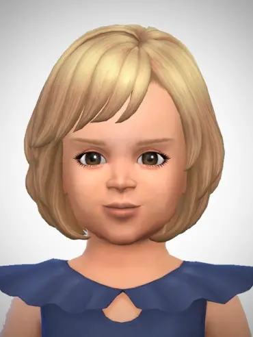 Birksches sims blog: WavyBob Toddler Season for Sims 4