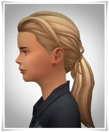 Birksches sims blog: Daniels Ponytail hair for Sims 4