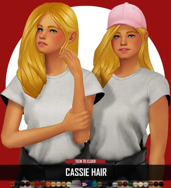 Coupure Electrique: Cassie hair for Sims 4