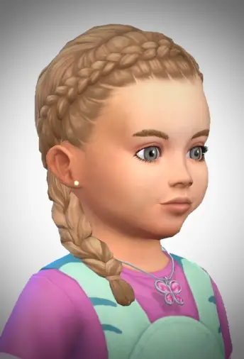 Birksches sims blog: Tiny Josie Braids for Sims 4