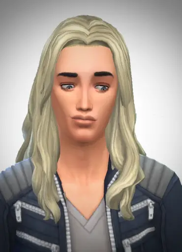Birksches sims blog: Daniel’s Long Curly Hair for Sims 4