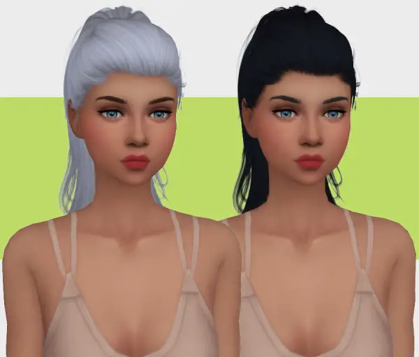 Simlish Designs: Anto`s Perfect Illusion hair retextured for Sims 4