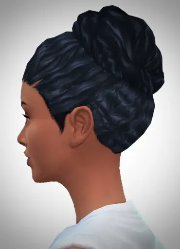 Birksches sims blog: Mid Wave Knot hair for Sims 4