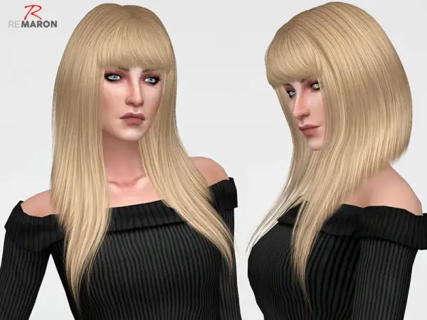 The Sims Resource: LeahLillith`s Monster Hair Retextured by remaron for Sims 4