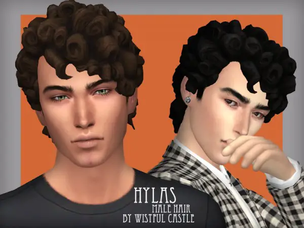The Sims Resource: Hylas hair retextured by WistfulCastle for Sims 4