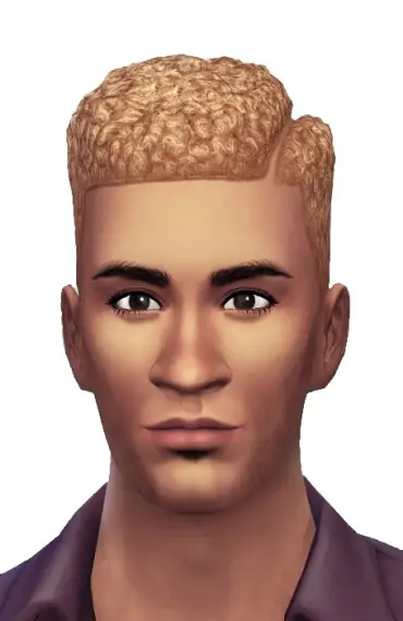 Birksches sims blog: Hard Part Afro Harder hair for Sims 4
