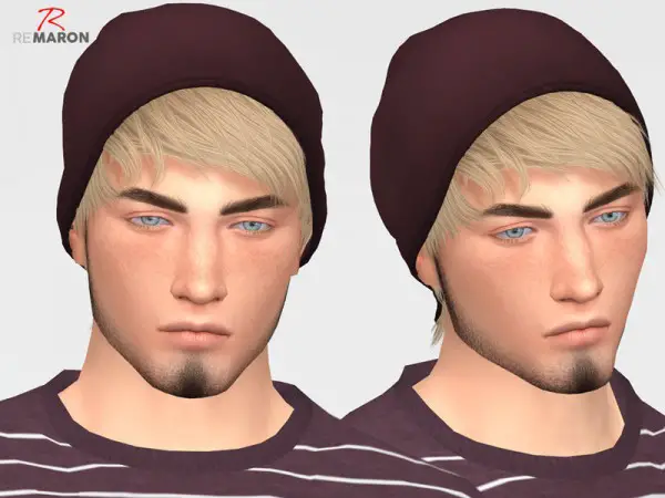 The Sims Resource: Psycho hair retextured by remaron for Sims 4