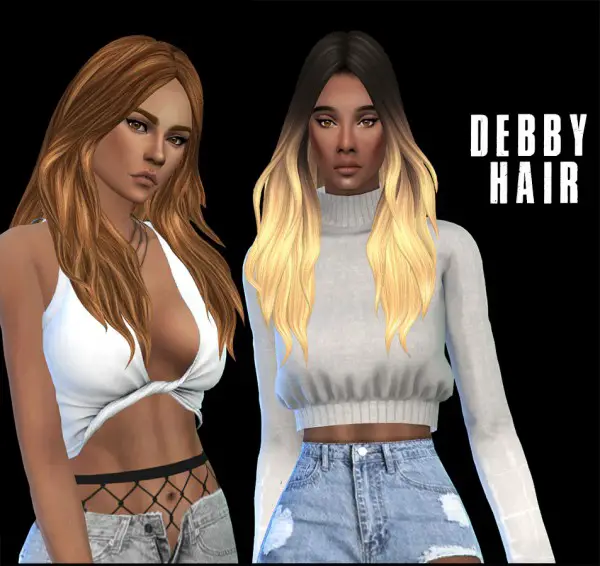 Leo 4 Sims: Debby Hair for Sims 4