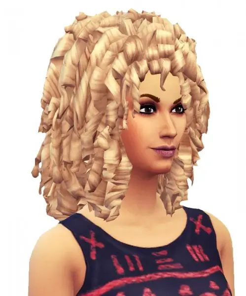 Sims 4 cc curly long hair - wholeplm