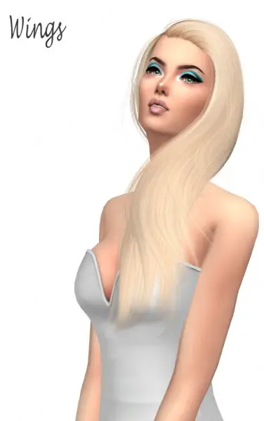 Sims Fun Stuff: Wings 0723 hair retextured for Sims 4