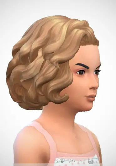 Birksches sims blog: Shield’s Mid Curls for Sims 4