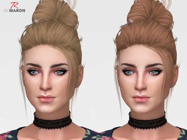 The Sims Resource: LeahLillith`s Clique hair retextured by remaron for Sims 4