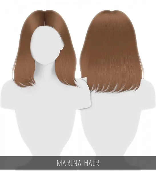 Simpliciaty: Maria hair for Sims 4