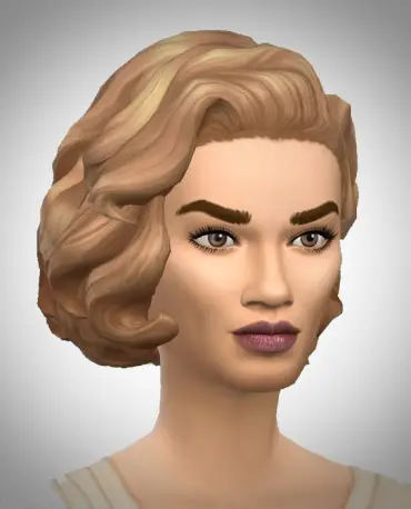 Birksches sims blog: Lady’s MidCurls for Sims 4