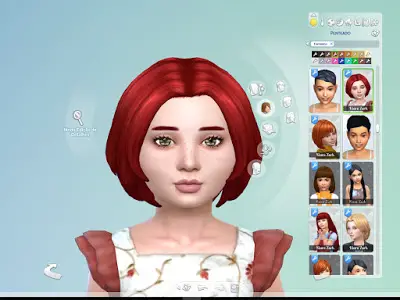 Mystufforigin: Brooke Hair for Girls for Sims 4