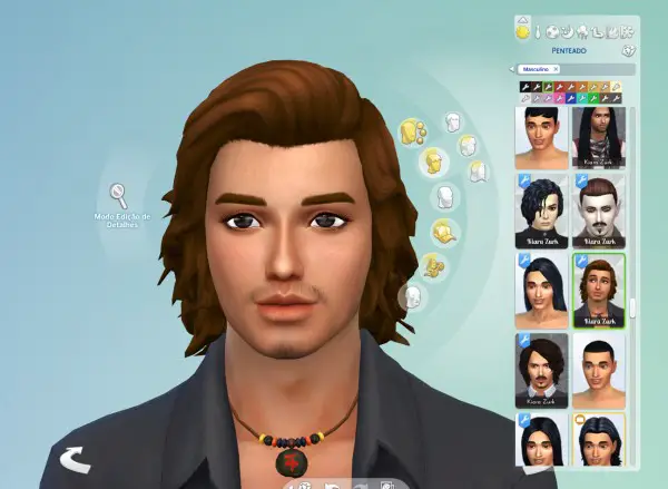 Mystufforigin: Avan Jogia Hair for Sims 4