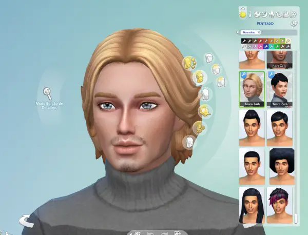 Mystufforigin: Matthew Hair for Sims 4
