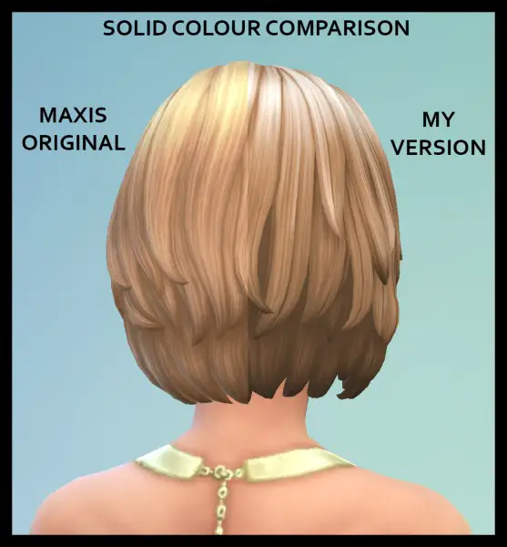 Mod The Sims: Kickin It Wavy Bob Hair Recolours by Simmiller for Sims 4