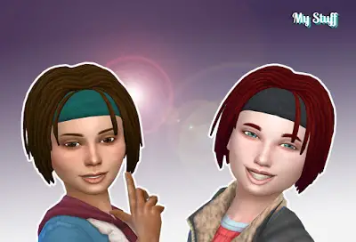 Mystufforigin: Multi Hair for Boys for Sims 4