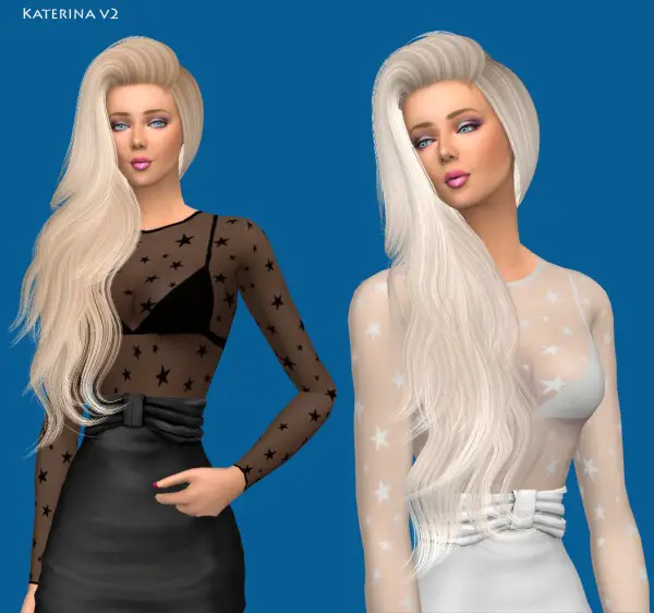 Sims Fun Stuff: AdeDarma`s Lola, Katerina, Candy, Dangerous Woman, and Nightcrawler`s Blaze hair retextured for Sims 4