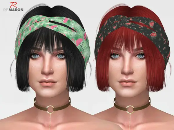 The Sims Resource: Malibu hair retextured by Remaron for Sims 4