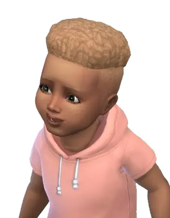 Birksches sims blog: Under Cut Hair Toddler for Sims 4