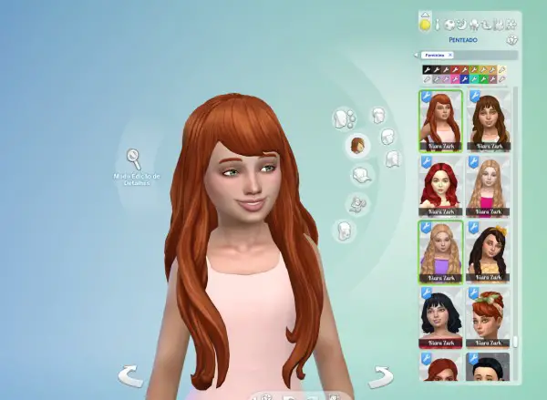 Mystufforigin: Nicole Hair retexures V2 for Girls for Sims 4