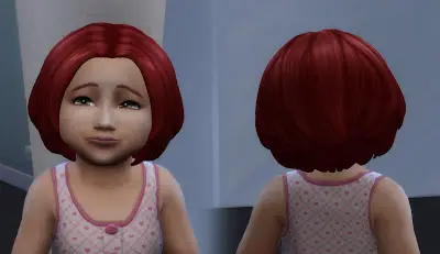 Mystufforigin: Brooke Hairstyle for Toddlers for Sims 4