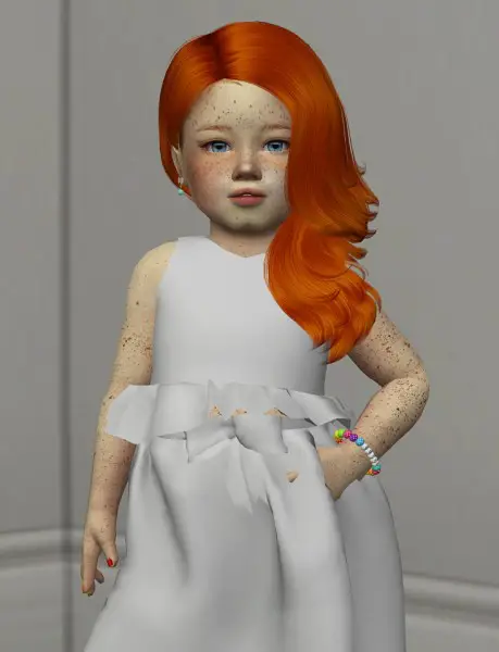 Coupure Electrique: Tsminh`s Twinkle Hair retextured   kids version for Sims 4