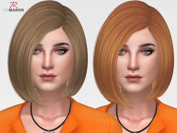The Sims Resource: Sandy Hair Retextured by Remaron for Sims 4