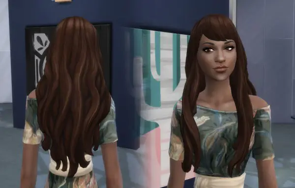 Mystufforigin: Nicole Hairstyle Version 2 for Sims 4